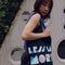 Less is More Denim Tote Bag