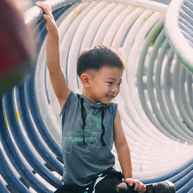 Lizzie Chill Hoodie Kids Sleeveless Top