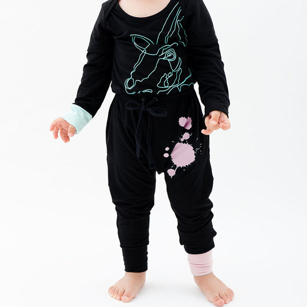 Splash Baby Pants - Pink Splash