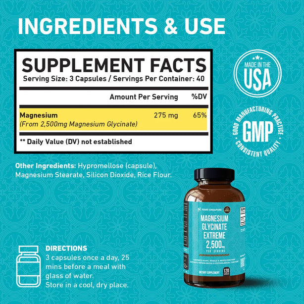 Magnesium Glycinate Extreme - 120ct