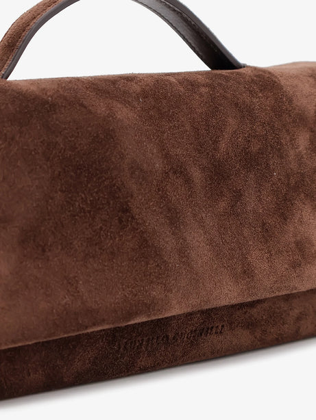 Brunello Cucinelli Essence suede handbag - Espresso