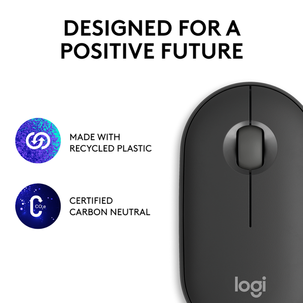 Logitech Pebble Mouse 2 M350S - Tonal Graphite