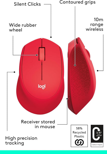 Logitech M331 Silent Plus Wireless Mouse