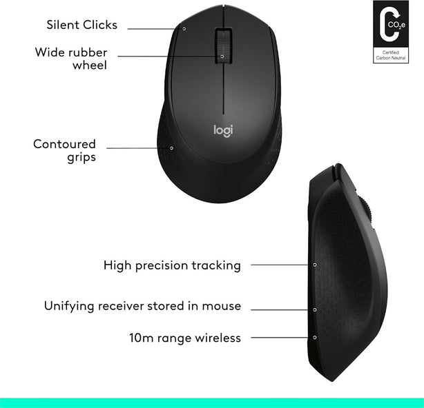 Logitech M331 Silent Plus Wireless Mouse