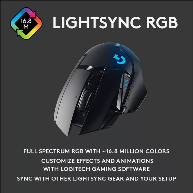 Logitech G502 Lightspeed Wireless Gaming Mouse