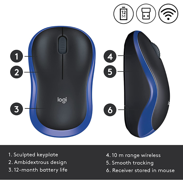 Logitech M185 Wireless Mouse