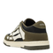 Skel Top Low Sneakers In Black Army Green White
