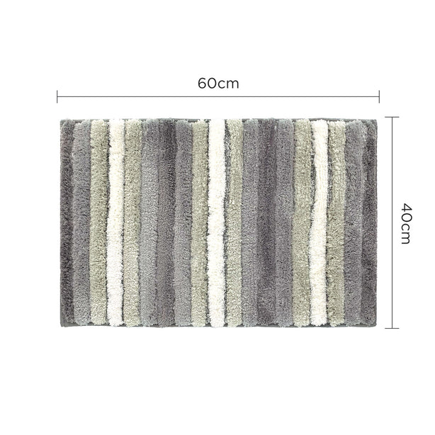 Charles Millen Suite Collection Cadda Microfibre Anti-Slip Mat, Medium, Set Of 2