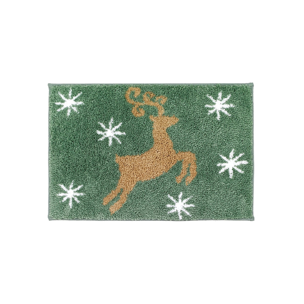 Charles Millen Suite Collection Christmas Microfibre Mat With Anti-Slip Backing