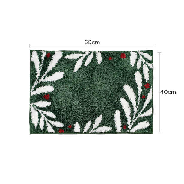 Charles Millen Suite Collection Christmas Microfibre Mat With Anti-Slip Backing