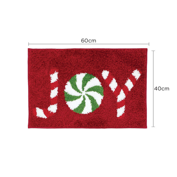 Charles Millen Suite Collection Christmas Microfibre Mat With Anti-Slip Backing