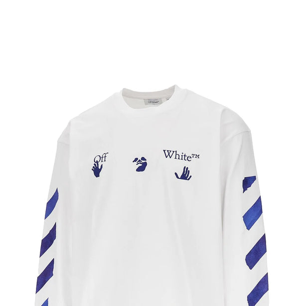 OFF WHITE Bacco Arrow Skate' cotton T-shirt