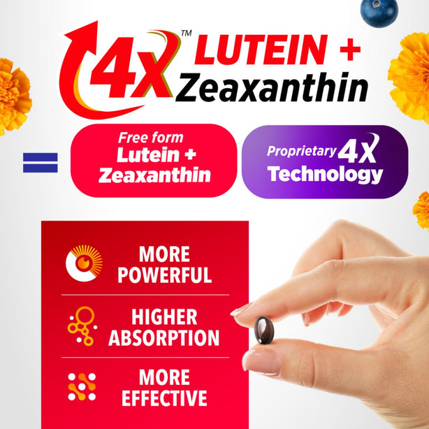 AFC Ultimate Vision 4X Lutein 4X Eye Supplement for Floaters Glaucoma