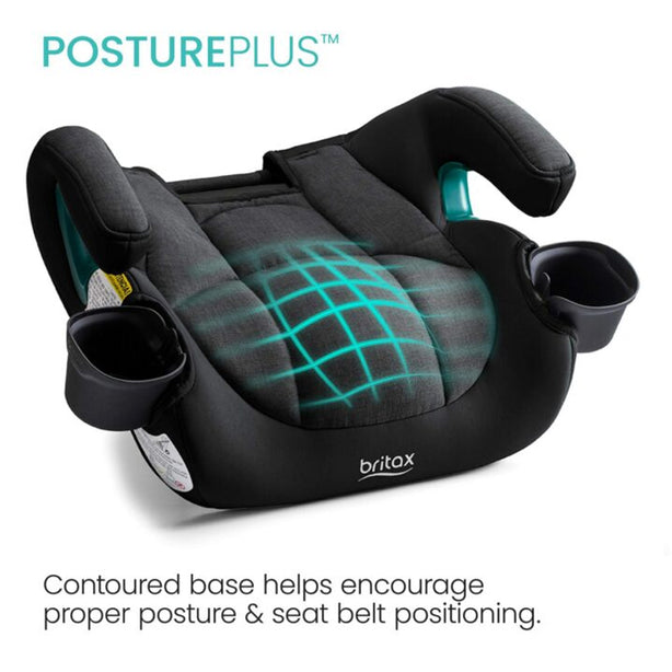 Britax UpNGo Click Backless Booster Seat - Raven Black