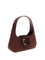 Roger Vivier Mini Belle Vivier Turtle Hobo Shoulder Bag - R822(Kraft Ch)+R802(Bordeaux Sc)