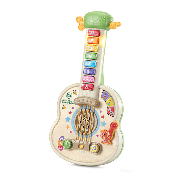 LeapFrog Strum and Count Wooden Guitar |Musical Toy | Wooden Toy | Learning Toy