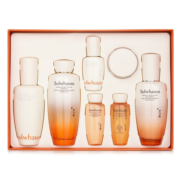 Essential First Care Set: First Care Activating Serum Vi 90ml+essential Revitalizing Emulsion Ex 125ml+essential Revitalizing - 3pcs