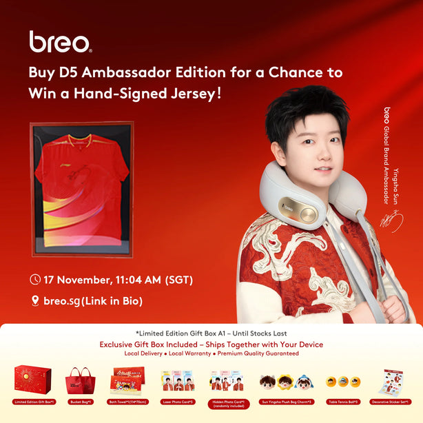 SUN YINGSHA x BREO – Neck D5S Limited Signature Edition | Limited Drop
