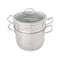 Zebra Stainless Steel Spaghetti Pot W/Glass Lid & Inner Pot 22cm, Estio Pro