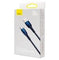 Baseus Glimmer Series Fast Charging Data Cable USB to Type-C 100W 2m Blue