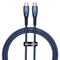 Baseus Glimmer Series Fast Charging Data Cable Type-C to Type-C 100W 2m White