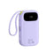 OS-Baseus EnerFill FC31 Qpow 3 Digital Display Power Bank with USB-C+iP Cables 20000mAh 45W Nebula Purple