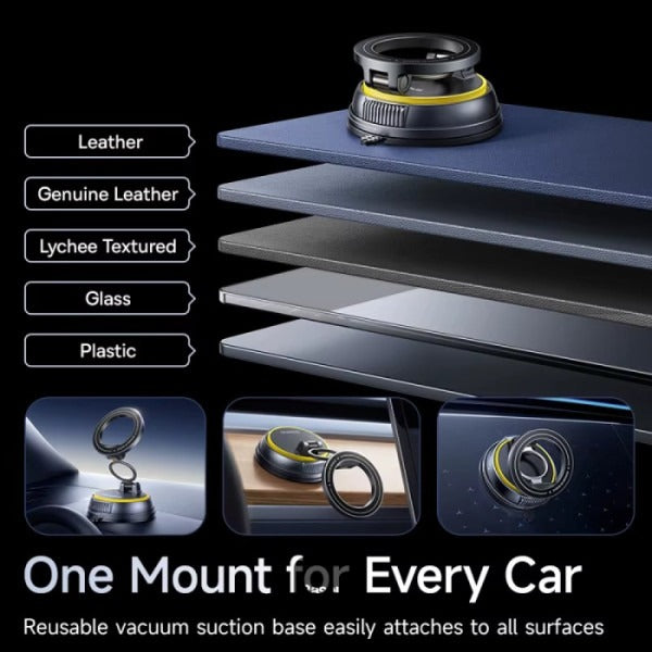 OS-Baseus PrimeTrip VC2 Flex Magnetic Car Mount Suction Cup Version Cosmic Black