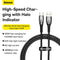 Baseus Glimmer Series Fast Charging Data Cable USB to iP 2.4A 2m Black