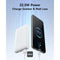 OS-Baseus EnerFill FP21 Power Bank 10000mAh 22.5W Moon White (Includes Simple Type-C to Type-C Cable 20V/3A 30cm White)