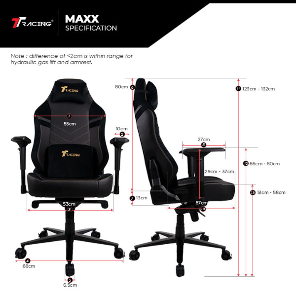 TTRacing Maxx Gaming Chair Air Threads