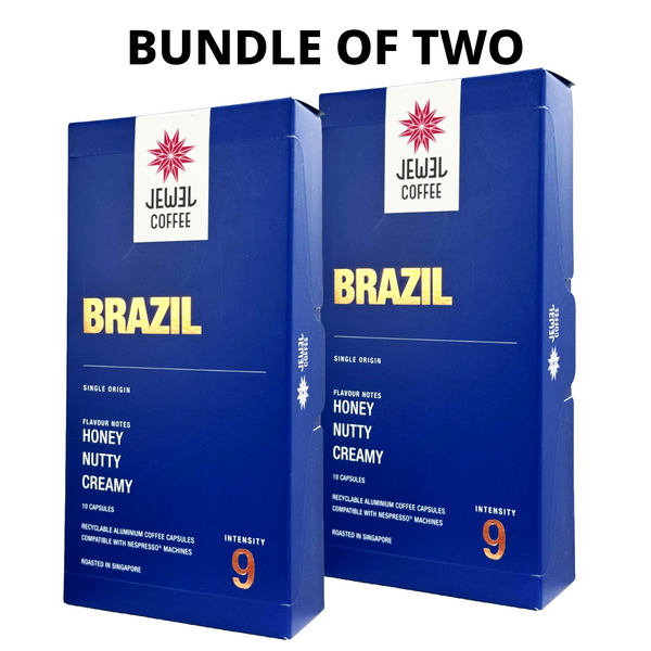 Jewel Robsinsons Jewel Coffee Specialty Coffee Capsules - Brazil – Robinsons Singapore