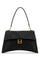 Medium Hourglass Soft Leather Shoulder Bag