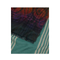 Wool Jacquard Scarf with Check Print and Faded Paisley Motif