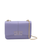 Medium Polyurethane Shoulder Bag - Lilac