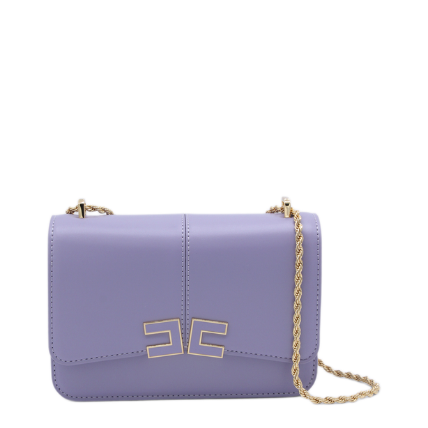 Medium Polyurethane Shoulder Bag - Lilac