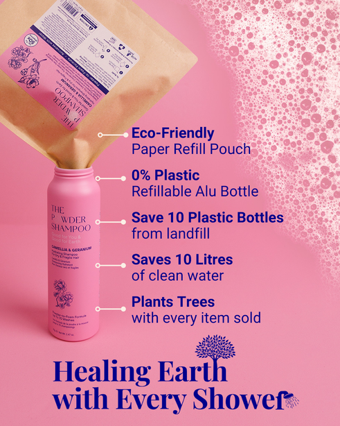 The Powder Shampoo - 50g Refill Pouch - Hydrating & Replenishing Powder Shampoo