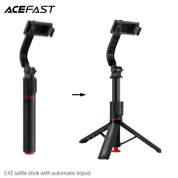 Acefast E42 Supports Automatic Selfie Stand Opening - Black