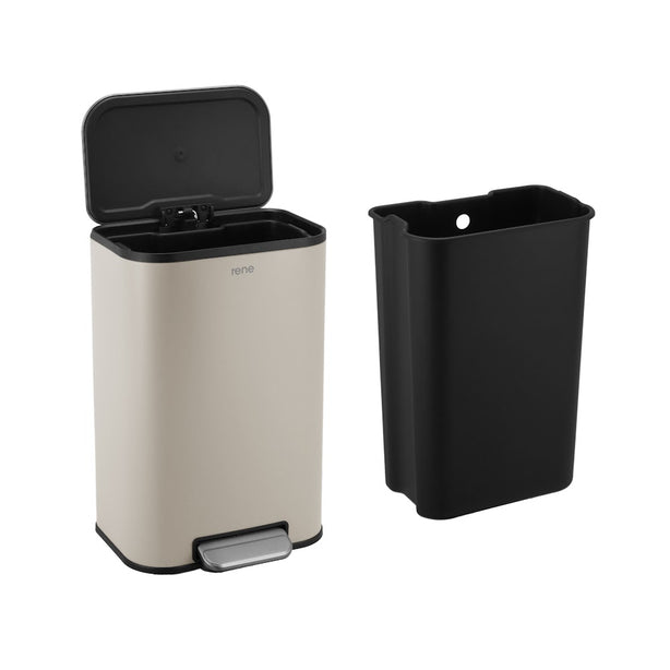 Rene Nuvo Pedal Bin Soft Close Trash Can (12/18/30L)