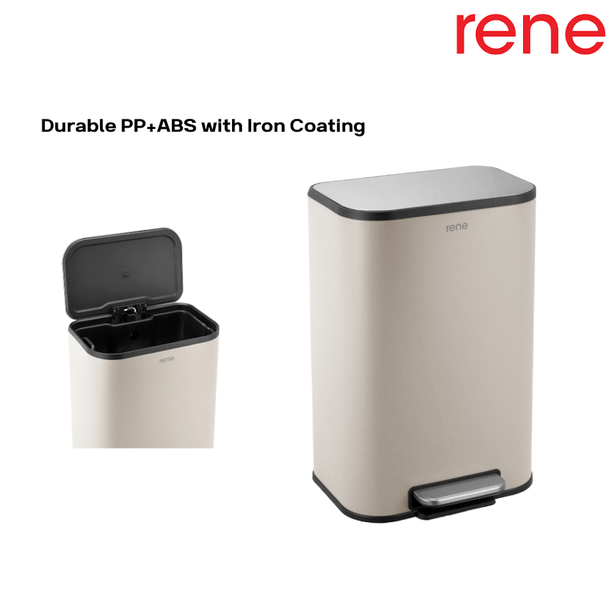 Rene Nuvo Pedal Bin Soft Close Trash Can (12/18/30L)