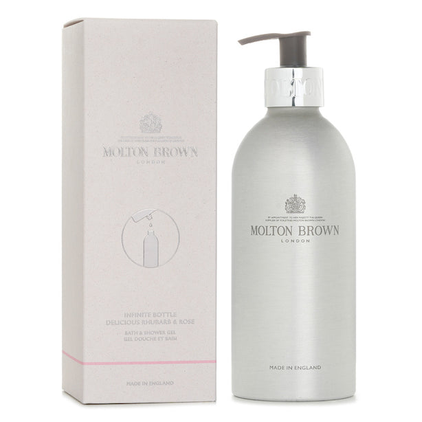 Infinite Bottle Delicious Rhubarb & Rose Bath & Shower Gel - 400ml