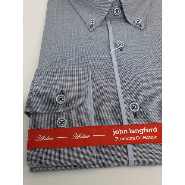 John Langford Italian Fabric L/S Business Shirt (D13)