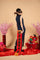 CNY Turquoise/Black Dress