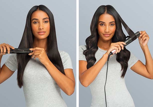 Remington S6606 Curl & Straight Confidence 2-in-1 Hair Styler