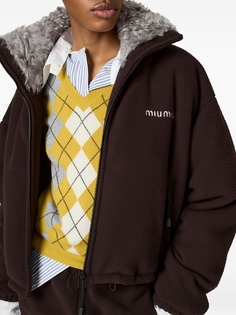 Miu Miu Coats Brown