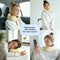 StitchesandTweed Memory Foam Travel Pillow - Grey