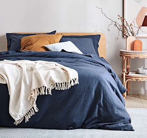 Sogno Linen Cotton Quilt Cover Set