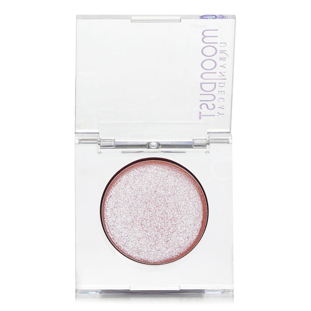 24/7 Moondust Glitter Eyeshadow Singles - Crushin' Hard - Peachy Pink Base With Silver Micro Pearls - 1.8g