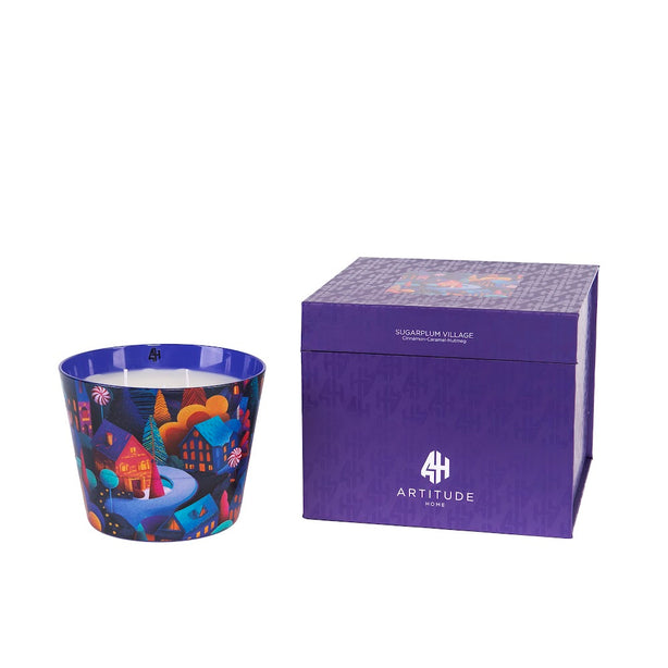 Artitude Home-Sugarplum Village-Scented Candle By Jerome Devisme
