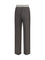 Cold Grey Mohair Wool Trousers