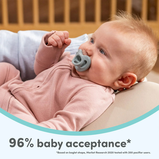 NUK Premium Choice Soft Soother | Pacifier | 100% Soft Silicone | Comfy Orthodontic Pacifier | Recommended by Pediatricians | 1pcs/ Box | Made in USA - 0-6 months